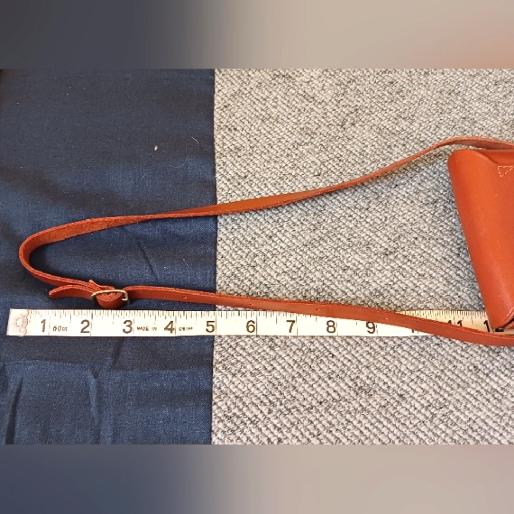 Vintage Kodak Brown Genuine Leather Camera Bag - Picture 9 of 11